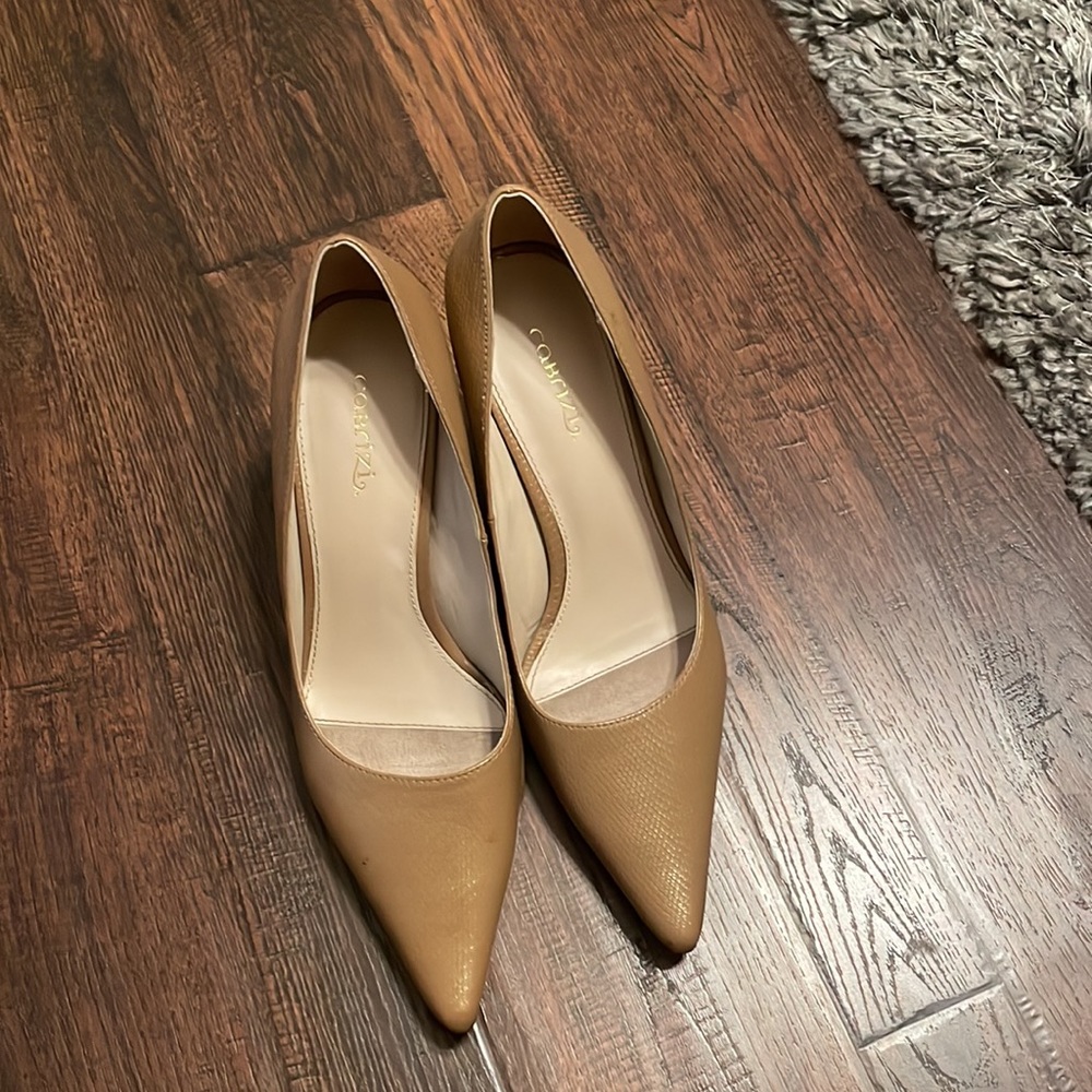 Cabrizi tan/gold heels size 8.5 - Picture 5 of 9